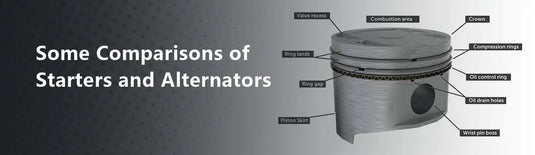 Some Comparisons of Starters and Alternators