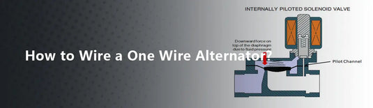 How to Wire a One Wire Alternator?