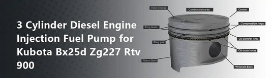 3 Cylinder Diesel Engine Injection Fuel Pump for Kubota Bx25d Zg227 Rtv 900