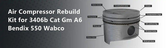 Air Compressor Rebuild Kit for 3406b Cat Gm A6 Bendix 550 Wabco