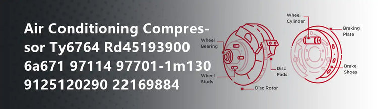 Air Conditioning Compressor Ty6764 Rd45193900 6a671 97114 97701-1m130 9125120290 22169884