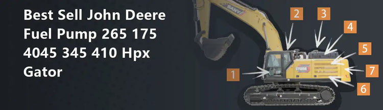 Best Sell John Deere Fuel Pump 265 175 4045 345 410 Hpx Gator