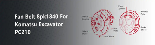 Fan Belt 8PK1840 For Komatsu Excavator PC210