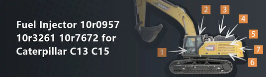 Fuel Injector 10r0957 10r3261 10r7672 for Caterpillar C13 C15