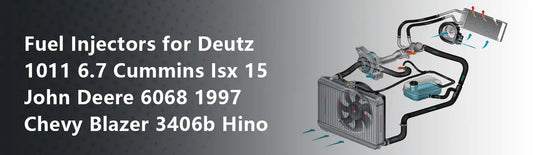 Fuel Injectors for Deutz 1011 6.7 Cummins Isx 15 John Deere 6068 1997 Chevy Blazer 3406b Hino