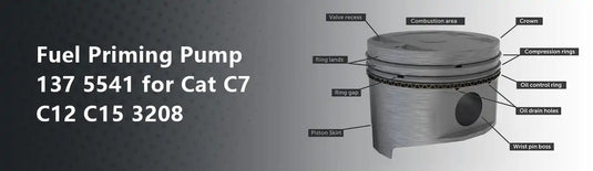 Fuel Priming Pump 137 5541 for Cat C7 C12 C15 3208