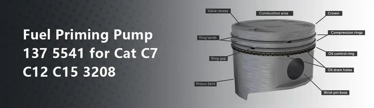 Fuel Priming Pump 137 5541 for Cat C7 C12 C15 3208