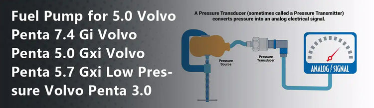 Fuel Pump for Volvo Penta 5.0 7.4, Gxi Volvo Penta 5.0 5.7 ,Gxi Oem Volvo Penta 5.7