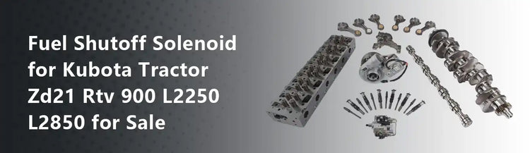 Fuel Shutoff Solenoid for Kubota Tractor Zd21 Rtv 900 L2250 L2850 for Sale