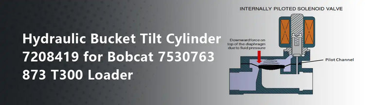 Hydraulic Bucket Tilt Cylinder 7208419 for Bobcat 7530763 873 T300 Loader