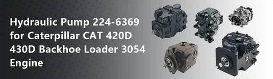 Hydraulic Pump 224-6369 for Caterpillar CAT 420D 430D Backhoe Loader 3054 Engine