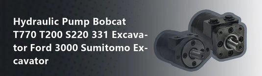 Hydraulic Pump Bobcat T770 T200 S220 331 Excavator Ford 3000 Sumitomo Excavator
