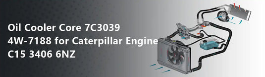 Oil Cooler Core 7C3039 4W-7188 for Caterpillar Engine C15 3406 6NZ