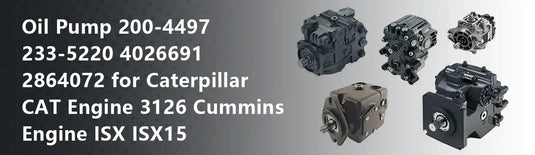 Oil Pump 200-4497 233-5220 4026691 2864072 for Caterpillar CAT Engine 3126 Cummins Engine ISX ISX15
