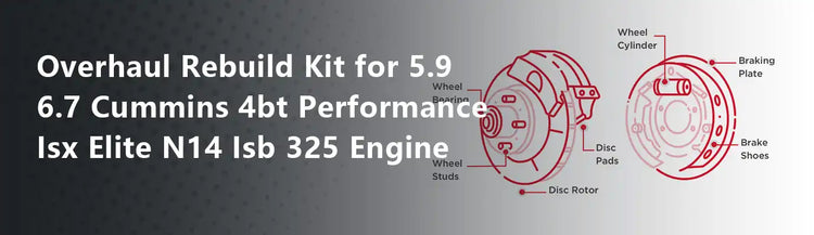 Overhaul Rebuild Kit for 5.9 6.7 Cummins 4bt Performance Isx Elite N14 Isb 325 Engine