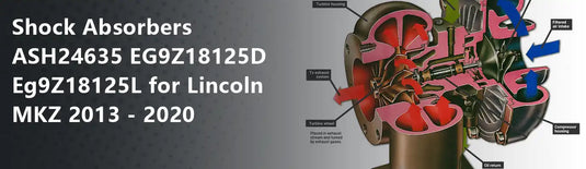 Shock Absorbers ASH24635 EG9Z18125D Eg9Z18125L for Lincoln MKZ 2013 - 2020