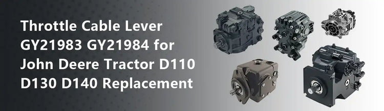 Throttle Cable Lever GY21983 GY21984 for John Deere Tractor D110 D130 D140 Replacement