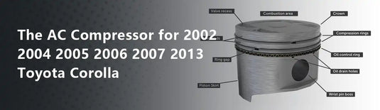 The AC Compressor for 2002 2004 2005 2006 2007 2013 Toyota Corolla