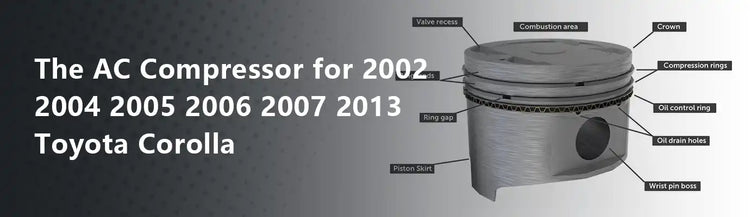 The AC Compressor for 2002 2004 2005 2006 2007 2013 Toyota Corolla