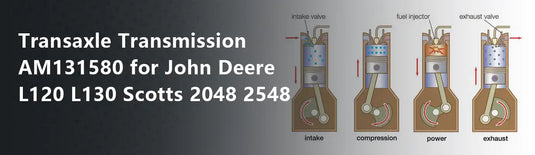 Transaxle Transmission AM131580 for John Deere L120 L130 Scotts 2048 2548