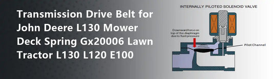 Transmission Drive Belt for John Deere L130 Mower Deck Spring Gx20006 Lawn Tractor L130 L120 E100