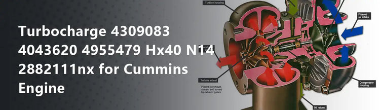 Turbocharge 4309083 4043620 4955479 Hx40 N14 2882111nx for Cummins Engine