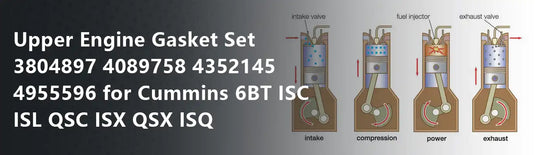 Upper Engine Gasket Set 3804897 4089758 4352145 4955596 for Cummins 6BT ISC ISL QSC ISX QSX ISQ