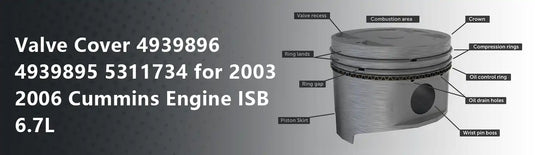 Valve Cover 4939896 4939895 5311734 for 2003 2006 Cummins Engine ISB 6.7L