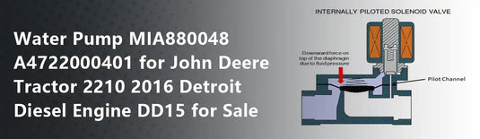 Water Pump MIA880048 A4722000401 for John Deere  Tractor 2210 2016 Detroit Diesel Engine DD15 for Sale