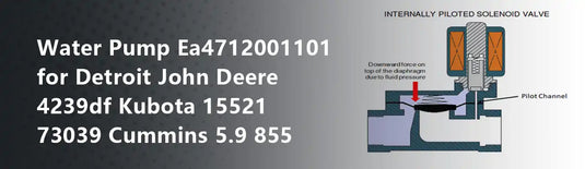 Water Pump Ea4712001101 for Detroit John Deere 4239df Kubota 15521 73039 Cummins 5.9 855