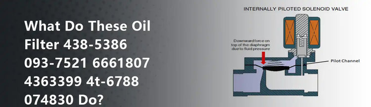 What Do These Oil Filter 438-5386 093-7521 6661807 4363399 4t-6788 074830 Do?