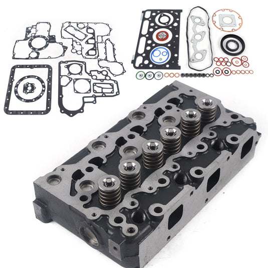 D1503 Complete Cylinder Head & Full Gasket Kit for Kubota KX91-3 U35 Excavator, 1A013-03043 |16487-03045 |1A013-03044 from MyMROmarts