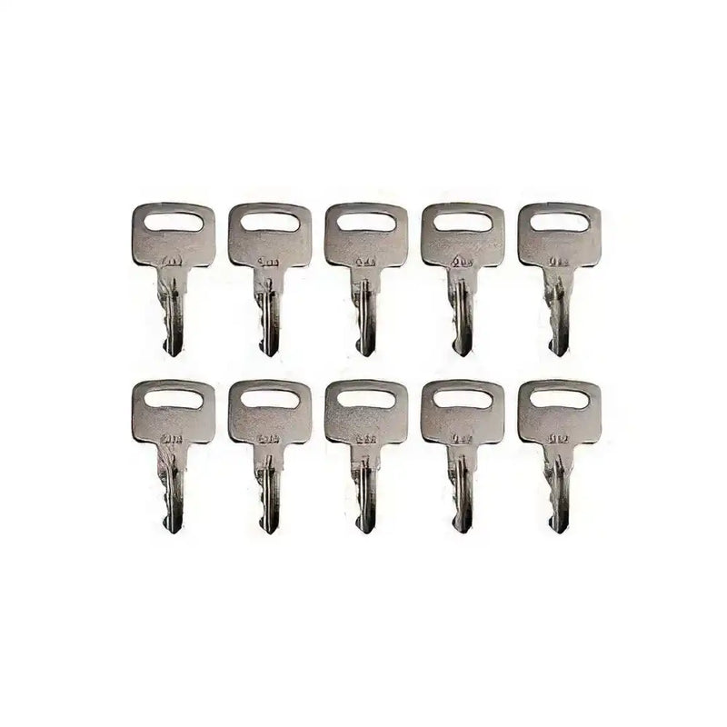 Afbeelding laden in Galerijviewer, 10 pcs Ignition Keys 455 for Genie Skyjack Terex Snorkel Manlift Upright Scissor Lift Boom Lifts from MyMROmarts
