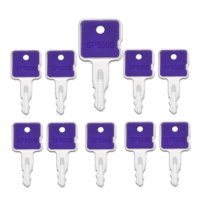 10 Pcs Keys 5P8500 for CAT Heavy Equipment Key Caterpillar CAT E200B E320 E312 E70B E330 Excavator - Body Parts > Cab External parts > Cab Key from MyMROmarts