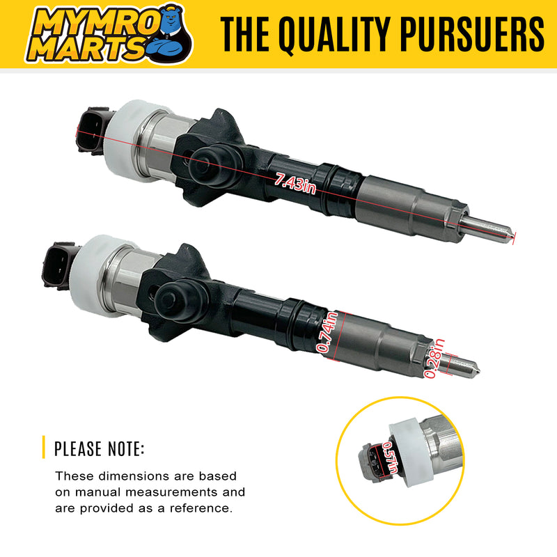 Load image into Gallery viewer, 4 Pcs Fuel Injector 1J77053074 1J770-53051 1J770-53050 1J770-53070 1J770-53074 295050-1980 1J770 53051 for Kubota Engine V3307-CR-TE4 V3307 Tier 4 from MyMROmarts
