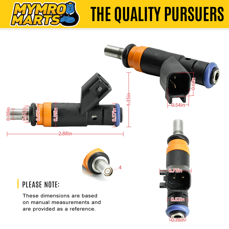 Load image into Gallery viewer, 8PCS Fuel Injector 5037479AA RL060335AA 68060335AA Compatible For CHRYSLER 300 ASPEN DODGE CHALLENGER CHARGER DURANGO JEEP COMMANDER RAM 1500 2500 - Engine Parts &gt; Fuel System &gt; Fuel Injector Nozzle from MyMROmarts
