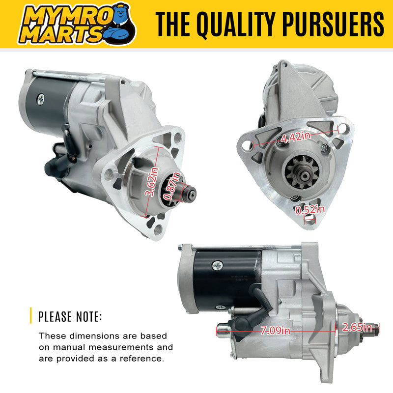 Load image into Gallery viewer, Starter Motor 3920329 for Cummins Engine 6CT8.3 Samsung SE240 SE280 Hyundai R305 from MyMROmarts
