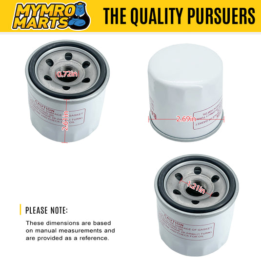 Oil Filter 119305-35150 for Yanmar 1GM 1GM10 2GM 2GM20 2GMF 2GM20F 2QM15 3GM 3GMD 3GM30 3GMF 3GM30F 3JH4E from MyMROmarts