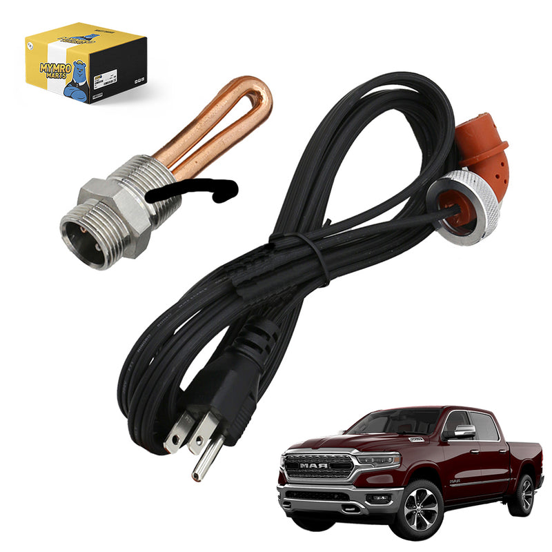 Load image into Gallery viewer, 120V 750W Block Heater Kit 5003619AB for Dodge Pickup Truck Ram 1500 2500 3500 4500 5500 from MyMROmarts
