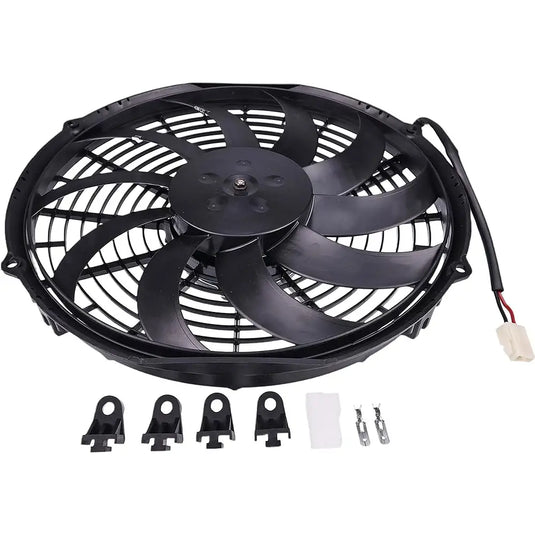 12'' Low-Profile Engine Fan 24V 30100351 VA10-BP9/C-25S for Spal - Engine Parts > Cooling System > Engine Fan Parts from MyMROmarts