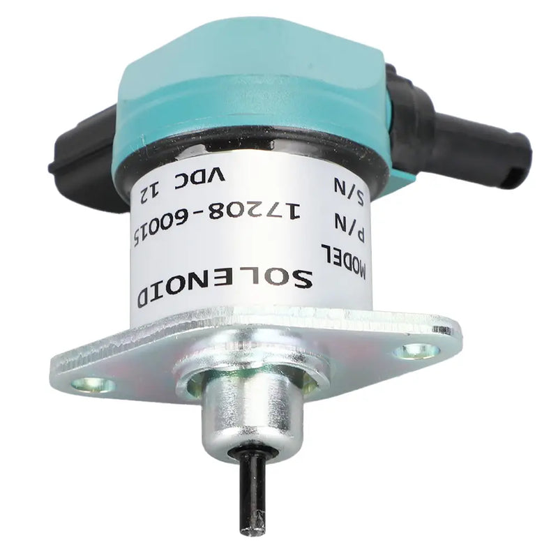 Load image into Gallery viewer, 12V Fuel Shutoff Solenoid 17208-60010 17208-60015 17208-60016 17208-60017 For Kubota KX71-3 KX71-3S U25S U27-4 Excavator D905 D1005 D1105 D1305 V1205 V1305 V1505 from MyMROmarts
