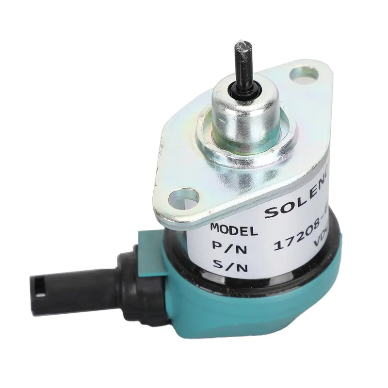 Load image into Gallery viewer, 12V Fuel Shutoff Solenoid 17208-60010 17208-60015 17208-60016 17208-60017 For Kubota KX71-3 KX71-3S U25S U27-4 Excavator D905 D1005 D1105 D1305 V1205 V1305 V1505 from MyMROmarts
