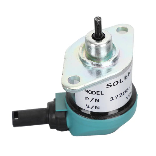 12V Fuel Shutoff Solenoid 17208-60010 17208-60015 17208-60016 17208-60017 For Kubota KX71-3 KX71-3S U25S U27-4 Excavator D905 D1005 D1105 D1305 V1205 V1305 V1505 from MyMROmarts