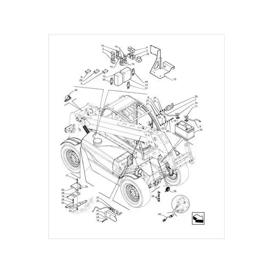 12V Relay 84523731 for New Holland Telehandler LM5030 LM6.28 LM5020 LM5.25 - Electrical Parts > Electronic Control System > Relays from MyMROmarts