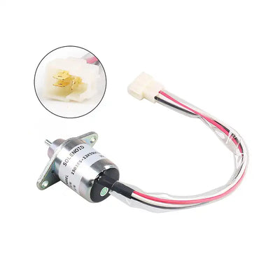 12V Stop Solenoid M807176 for Yanmar Engine 2V78C John Deere Tractor 355D GX355 Front Mower F735 from MyMROmarts