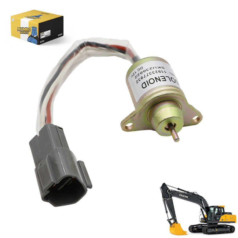 Załaduj obraz do przeglądarki galerii, Fuel Shutoff Solenoid M810324 For John Deere 17D 17G 26G 27D 35D 50D 110 790 3120 4105 2025R 2032R 3032E 3038E from MyMROmarts
