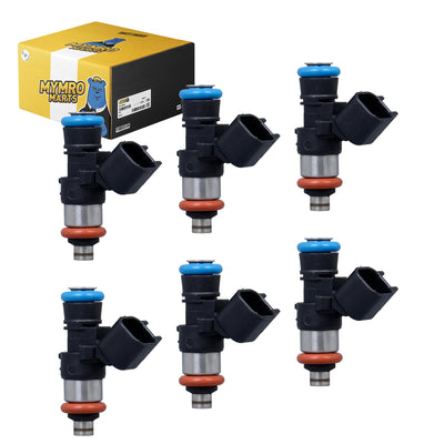 6PCS Fuel Injector 0280158189 FJ998 822-11217 4 Holes Compatible with Ford Escape Fusion Mazda Tribute Mercury Mariner Milan V6 3.0L from MyMROmarts