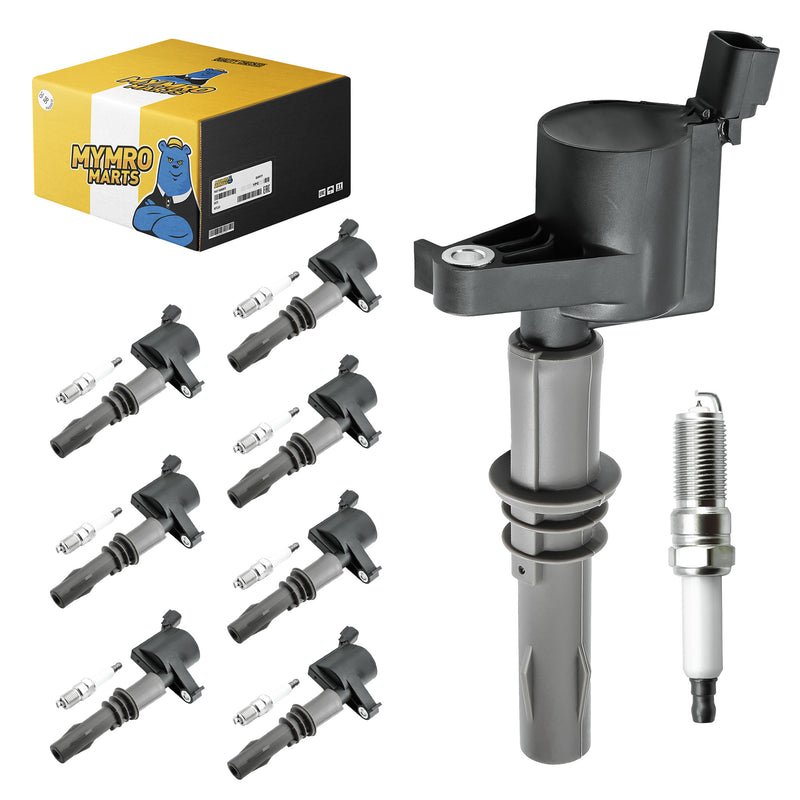 Load image into Gallery viewer, Set of 8 Ignition Coil Pack DG521 3Z12029A Platinum Spark Plug SP509 For Ford Mustang Expedition Explorer F150 Super Duty F250 F350 F450 F550 F650 F750 F53 F59 4.6L 5.4L 6.8L 8L - Electrical Parts &gt; Other Electrical Parts &gt; Solenoid Valve Coil from MyMROmarts
