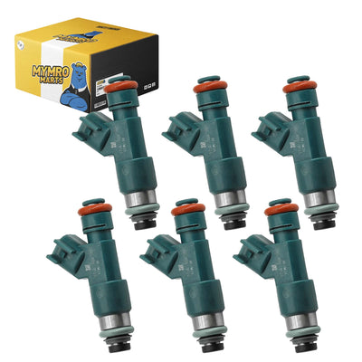 6PCS Fuel Injector 297500-0250 6G9N-AB LR001982 30777501 FJ1066 Compatible with Volvo S80 V70 XC60 XC70 XC90 2007-2014 3.2L L6 from MyMROmarts