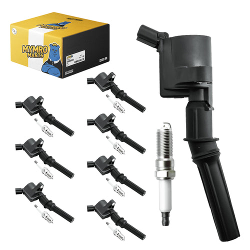 Set of 8 Ignition Coil Pack Iridium Spark Plug Pack DG508 For Ford Lincoln Mercury F150 F250 F350 E150 E250 Expedition Mustang Lincoln 4.6L 5.4L - Electrical Parts > Other Electrical Parts > Solenoid Valve Coil from MyMROmarts